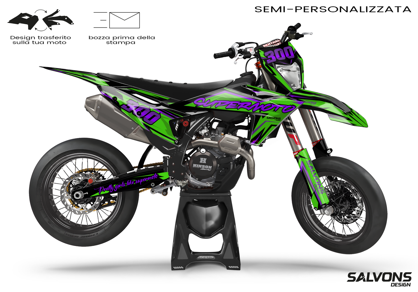Grafica Semi-Personalizzata green-purple