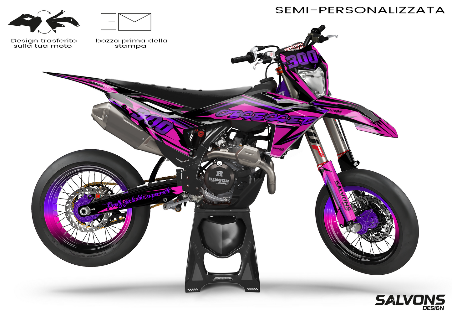 Grafica Semi-Personalizzata Obsessed purple